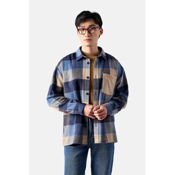 Áo sơ mi tay dài form Loose - 10F22SHL030