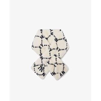 MLB - Khăn choàng nữ chữ nhật Dia Monogram Fur Muffler