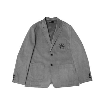 Crown Logo Oversized Blazer