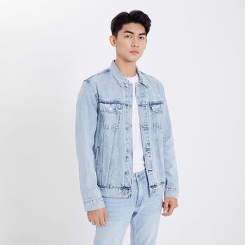 Áo Khoác Jean Heavy Wash