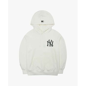 MLB - Áo hoodie tay dài phối mũ Grafitti Back Wording Mega Overfit