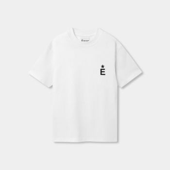 Áo thun nữ Eleven E Logo màu trắng