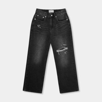 Quần Eleven Ripped Jeans in Black