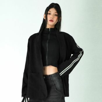 áo blazer sọc vải vest 67% - DAZZED BLAZER