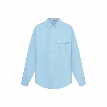 Áo sơ mi vải oxford đứng form chính hãng 67% - OXFORD BUTTON UP SHIRT