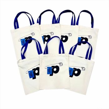 Túi tote canvas chính hãng 67% - PERCENT LOGO TOTE