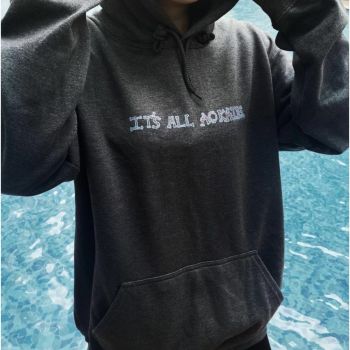 [AOKAIE] Áo hoodie lót nỉ dài tay Unisex Good Vibes