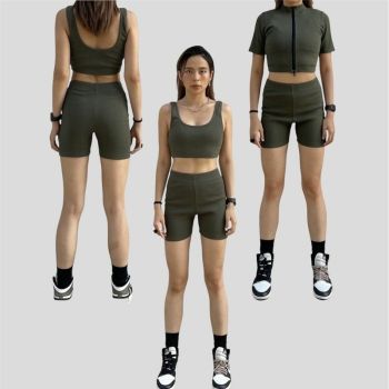 QUẦN SHORT THUN GÂN BIKER AZIER