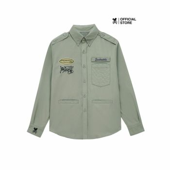 Áo Sơ Mi Nam Bad Habits EXPLORER SCOUTS SHIRT OLIVE - Local Brand Chính Hãng Áo Sơ Mi Nam Bad Habits EXPLORER SCOUTS SHIRT OLIVE - Local Brand Chính Hãng