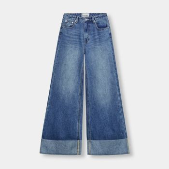 Quần Jeans xắn lai Eleven Logo