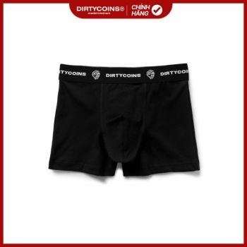 Quần DirtyCoins Logo Boxer - Black