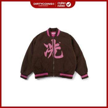 Áo Khoác DirtyCoins Denim Bomber Jacket - Brown