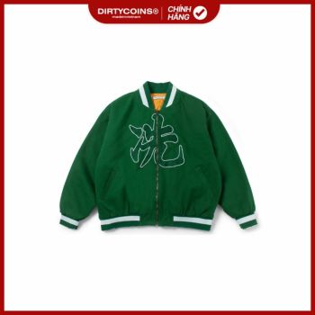 Áo Khoác DirtyCoins Denim Bomber Jacket - Green