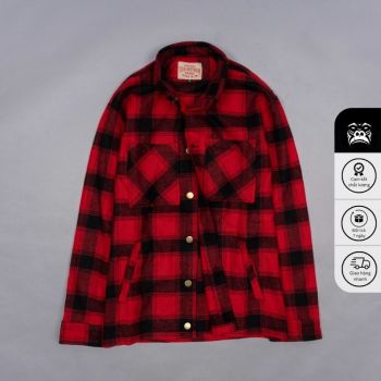 Áo Khoác Jacket Gori Caro Đỏ | Khuy Áo Hợp Kim Cao Cấp Chắc Chắn Áo Khoác Jacket Gori Caro Đỏ | Khuy Áo Hợp Kim Cao Cấp Chắc Chắn