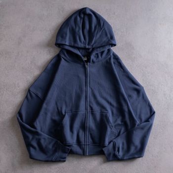 Hoodie BOXY ZIP UP Gori - NAVY