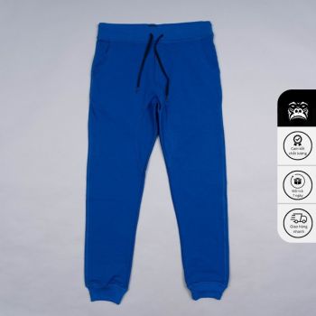Quần Dài Jogger Gori Thun | Màu Xanh Dương Chất Liệu Cotton Co Giãn Thoáng Mát