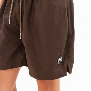 QUẦN SHORT REMINDER LOGO PACK NYLON MÀU NÂU CHÍNH HÃNG