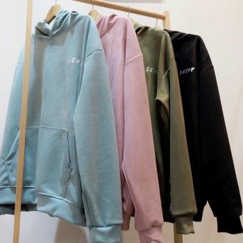 Áo SILVER HOODIE SUEDE - SAIGONZUP