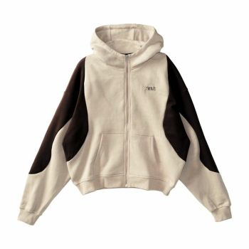 Áo Hoodie Zip Boxy SNAZZY Unisex Vải Nỉ Bông Chính Hãng - PANELED