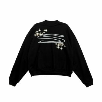 Áo Sweater Boxy SNAZZY Unisex Vải Nỉ Nhung Chính Hãng - SPARKLE PLANET