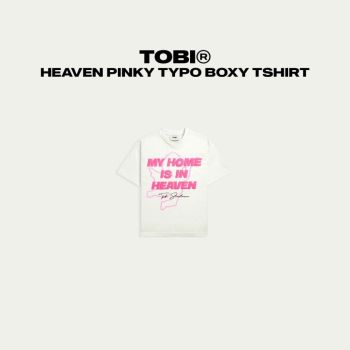 Áo Thun In Nổi Thiên Thần Boxy TOBI