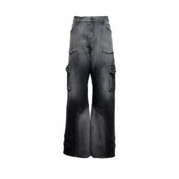 Quần Jeans Wide Leg SNAZZY Unisex Nam Nữ Ống Rộng Chính Hãng - REFLECTIVE CARGO BAGGY