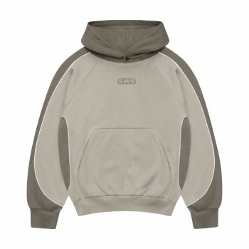 Áo Hoodie Unisex Có Nón SWE WING HOODIE - Tan/ Navy
