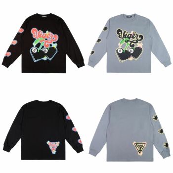 Áo thun tay dài 8-CHERRY Đen unisex