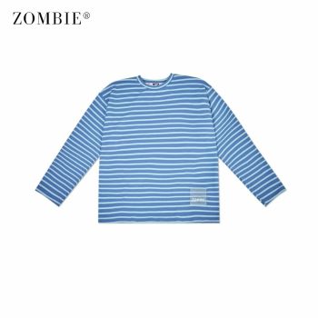 Áo ZOMBIE® Striped Sweater In Blue