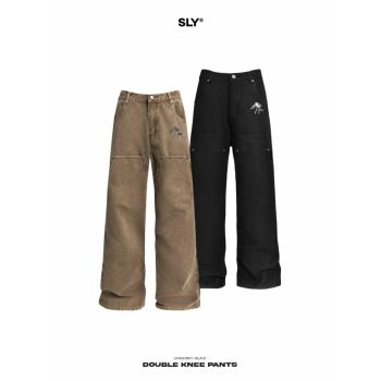 Quần canvas SLY Double Knee Washed