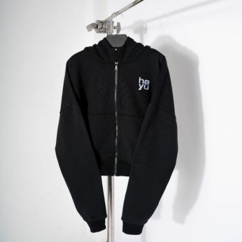 Áo HYS WMNS BASIC BLACK HOODIE