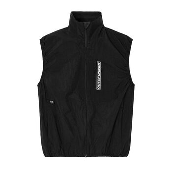 OUTOFORDER LOGO VEST BLACK