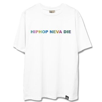 Áo thun chữ hip hop neva die đơn điệu phản quang 7 màu - LIKA31082001 - trắng Áo thun chữ hip hop neva die đơn điệu phản quang 7 màu - LIKA31082001 - trắng