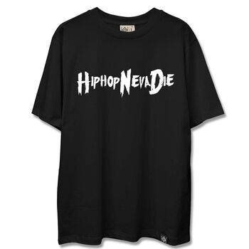 Áo thun hip hop neva die màu trắng - LIKA31082002 - đen