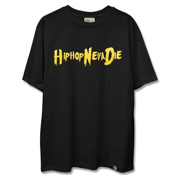 Áo thun hip hop neva die màu vàng -LIKA31082002 - trắng