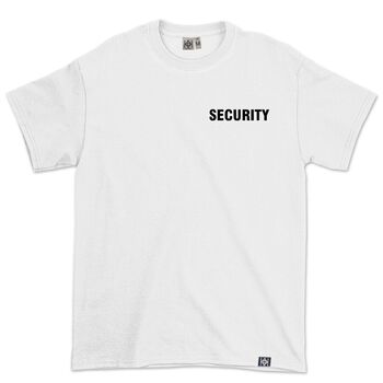 Áo thun logo security đơn giản  - TMKA05092001   - trắng