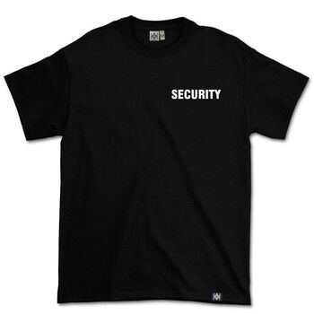 Áo thun logo security đơn giản  - TMKA05092001  - đen