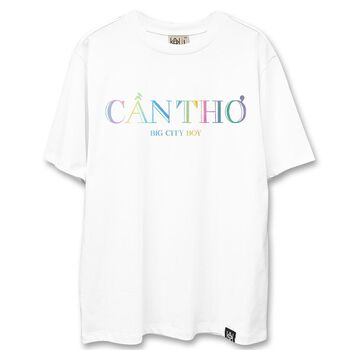 Áo thun big city boy cần thơ phản quang 7 màu - LIKA08092001 - trắng