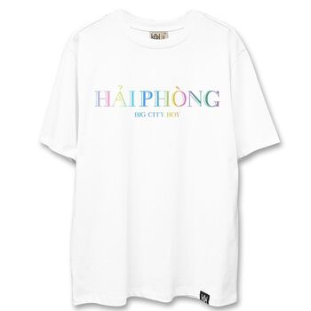 Áo thun big city boy hải phòng phản quang 7 màu - LIKA08092001 - trắng