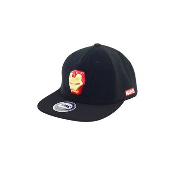 Nón Snapback MARVEL Velcap Màu Đen & Đèn Led Gắn Mũ IronMan