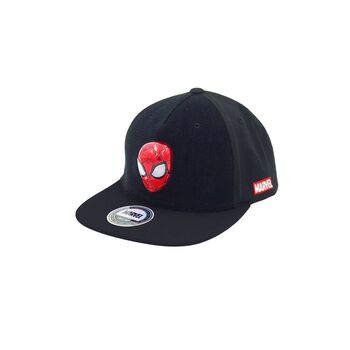 Nón Snapback MARVEL Velcap Màu Đen & Đèn Led Gắn Mũ SpiderMan