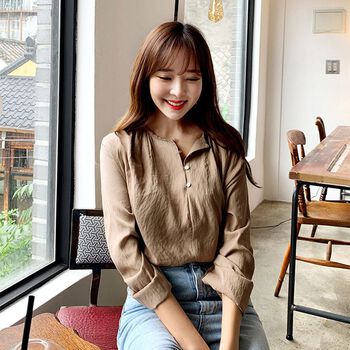 ÁO BLOUSE NÚT NHỎ ENVYLOOK MINI BUTTON BLOUSE