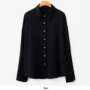 Áo Sơ Mi Màu Kem Ivory ENVYLOOK Sensual Shirt