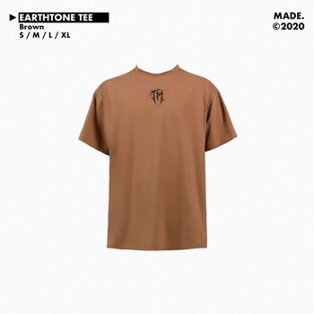 EARTHTONE TEE BROWN