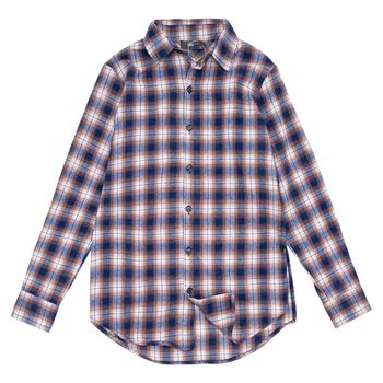 Flannel shirt - Blue & Orange
