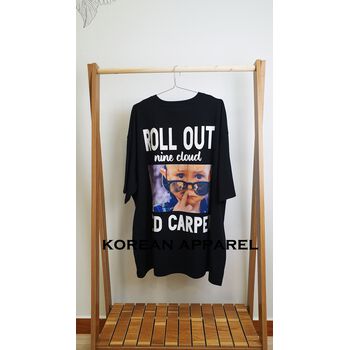 UNISEX OVERFIT BIG SIZE SHORT SLEEVE T-SHIRT BABY SOMETHING