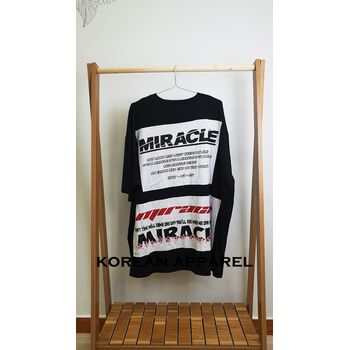 UNISEX OVERFIT BIG SIZE SHORT SLEEVE T-SHIRT MIRACLE