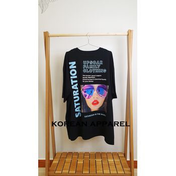 UNISEX OVERFIT BIG SIZE SHORT SLEEVE T-SHIRT SATURATION