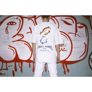 ST SANTI - TEE - GHOST RIDER - WHITE