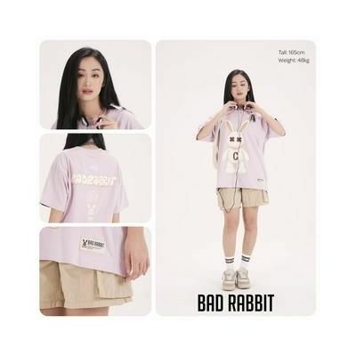 Áo Thun Unisex Bad Rabbit PURPLE FLUFFY RABBIT TEE 100% Cotton - Local Brand Chính Hãng